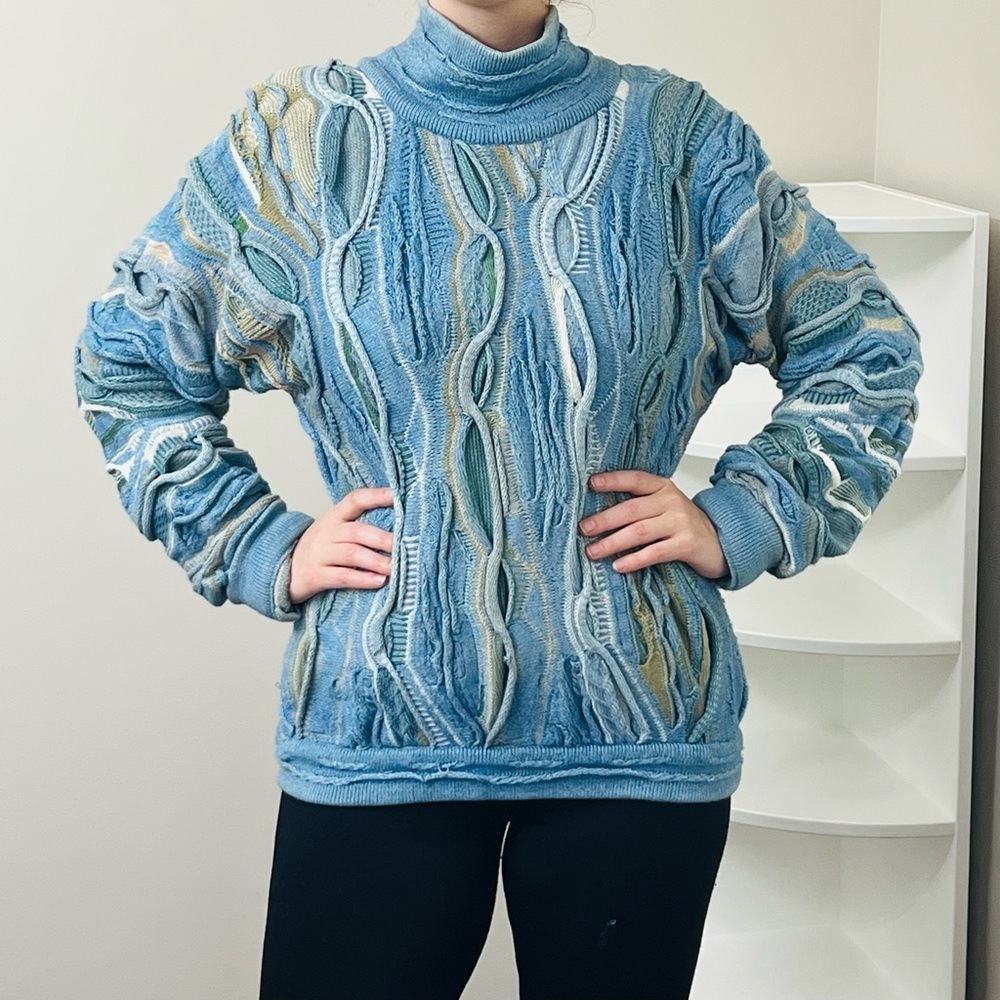 COOGI Ocean Blue Sweater